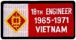 18th Engineer Vietnam Small Patch