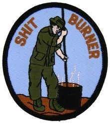 Shit Burner Small Patch