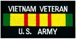U.S. Army Vietnam Veteran Ribbon Patch