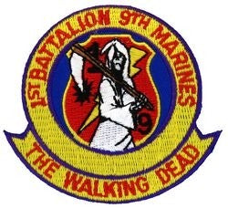 1st BN 9th Marine Small Patch