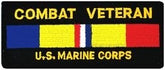 USMC Combat Veteran Small Patch