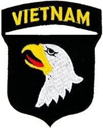 101st Airborne VIETNAM Small Patch