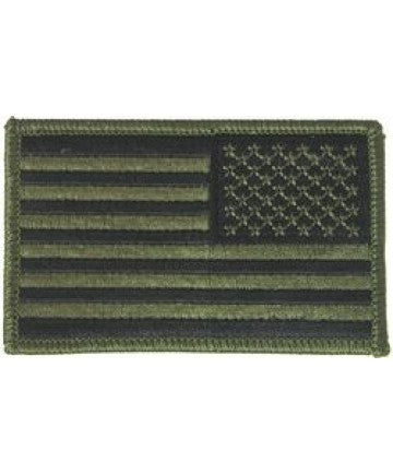 US Flag (Right) Subdue Small Patch