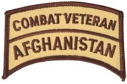 Combat Veteran Afghanistan Tab Small Patch