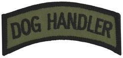 Dog Handler Tab Small Patch