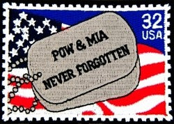 POW-MIA Stamp Patch