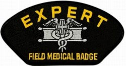 Expert Field Medical Badge Hat Patch