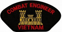 Combat Eng Vietnam Vet Patch