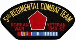 5th Regimental Combat Korea Vet Patch