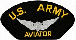 U.S. Army Aviator Insignia Patch - BLACK