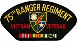 75th Ranger Regiment Vietnam Veteran Patch