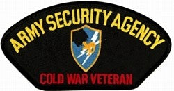 Army Security Agency Cold War Veteran Patch