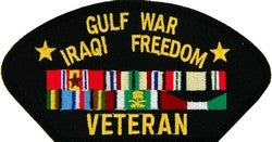 Gulf War Iraqi Freedom Veteran Patch