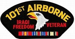 US Army 101st Airborne Iraqi Freedom Veteran Patch