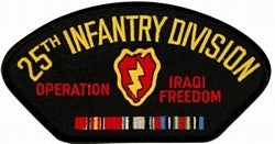 US Army 25th Infantry Division Iraqi Freedom Patch