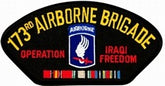 US Army 173rd Airborne Brigade Iraqi Freedom Patch