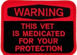 Medicated Veteran Warning Patch