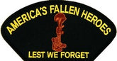 America's Fallen Heroes Lest We Forget Patch