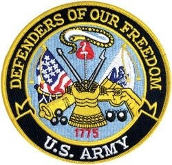 Defenders of Our Freedom - U.S. Army 5 Inch Patch