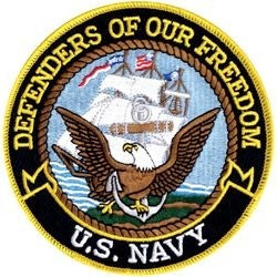 Defenders of Our Freedom - U.S. Navy 5 Inch Patch