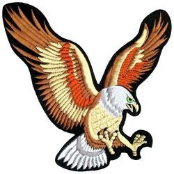 Eagle Back Patch - FULL COLOR 9.5 Inch