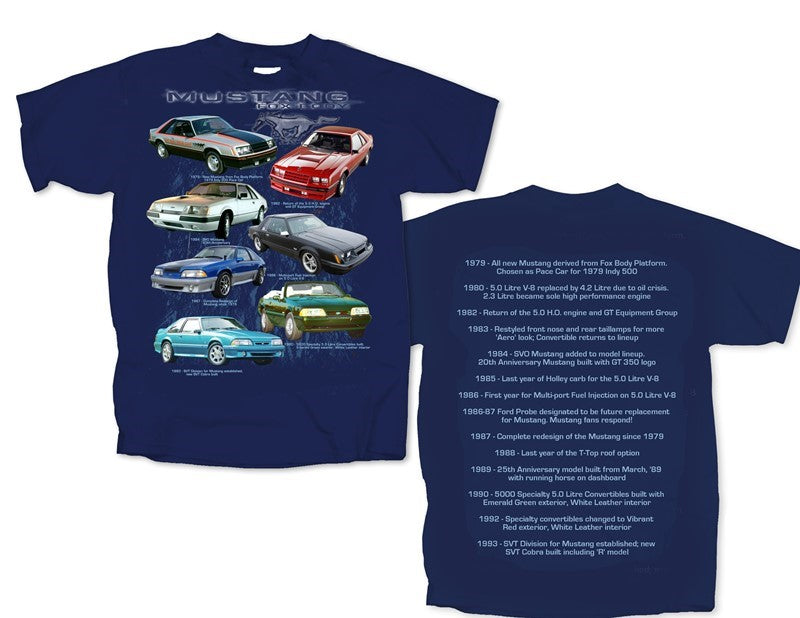 Ford Mustang T-Shirt - Fox Body Highlights