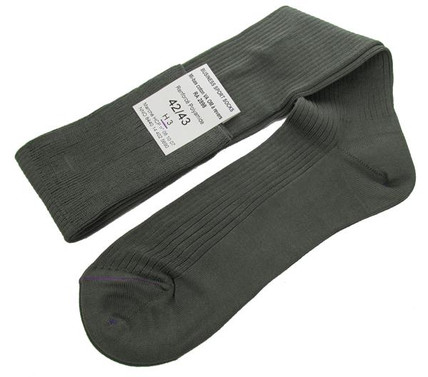 French Business Sport Military Boot Socks O.D. GREEN - Knee High