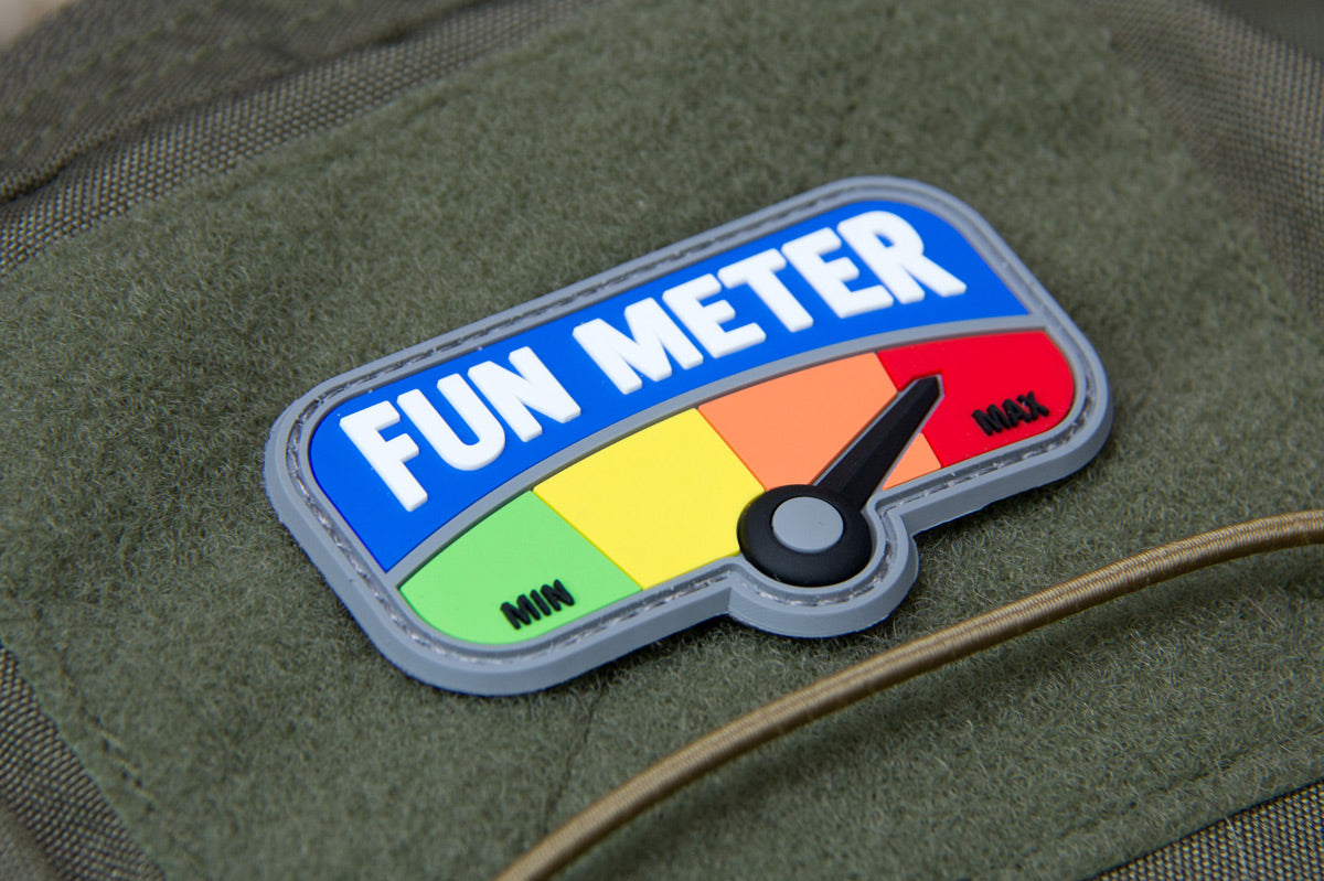 Fun Meter Morale Patch PVC - Mil-Spec Monkey