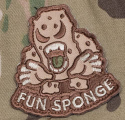 Sponge Operator Funny Morale Patch Tactical ARMY Military USA
