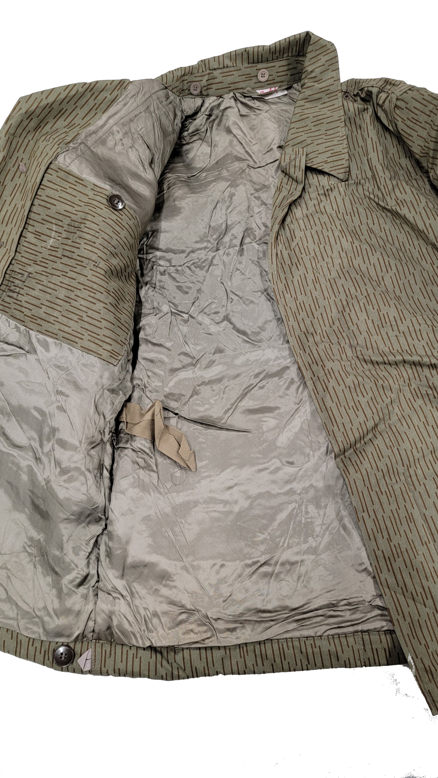 east german rain pattern bag 9n alice gear INSULATED East German DDR Raindrop Camouflage Pattern Jacket