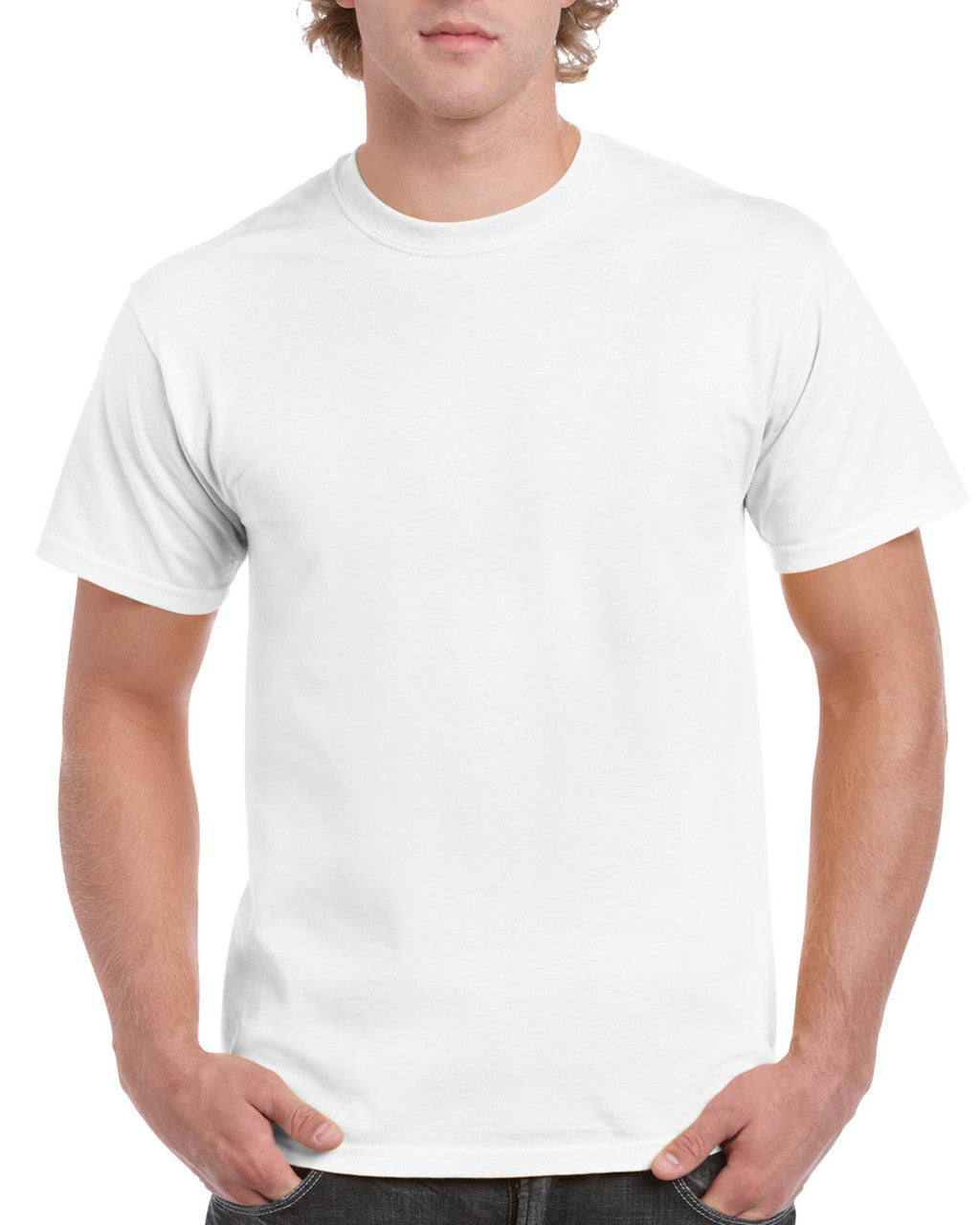 CLEARANCE Gildan T-Shirt - WHITE