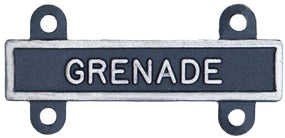 U.S. Army Qualification Bars for Marksmanship Qualification Badges - Silver Oxide Finish