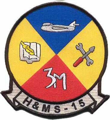 H&MS 15 USMC Patch - MCCUU Air Wing Patch