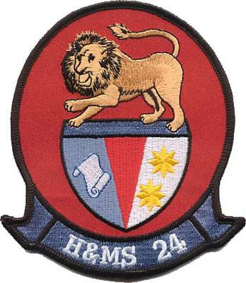 H&MS 24 USMC Patch - Air Wing Patch