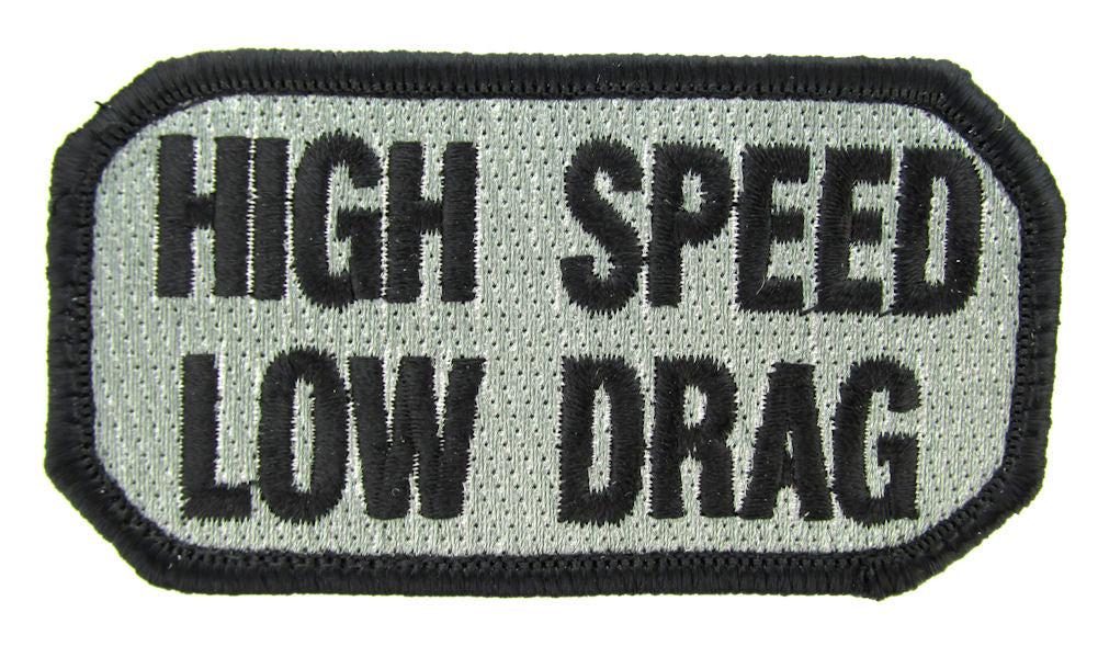HIGH SPEED LOW DRAG Morale Patch - Various Colors