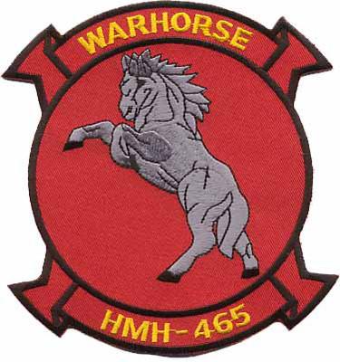 HMH-465 Warhorse USMC Patch - Old School Patch