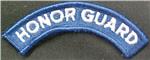 HONOR GUARD Dress Tab - WHITE on BLUE - SEW ON Version