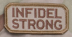 CLEARANCE - Infidel Strong Morale Patch - Mil-Spec Monkey