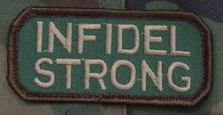 CLEARANCE - Infidel Strong Morale Patch - Mil-Spec Monkey