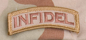 CLEARANCE - Infidel Tab Morale Patch - Mil-Spec Monkey