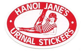 Hanoi Jane Urinal Sticker - 5 Stickers per Package