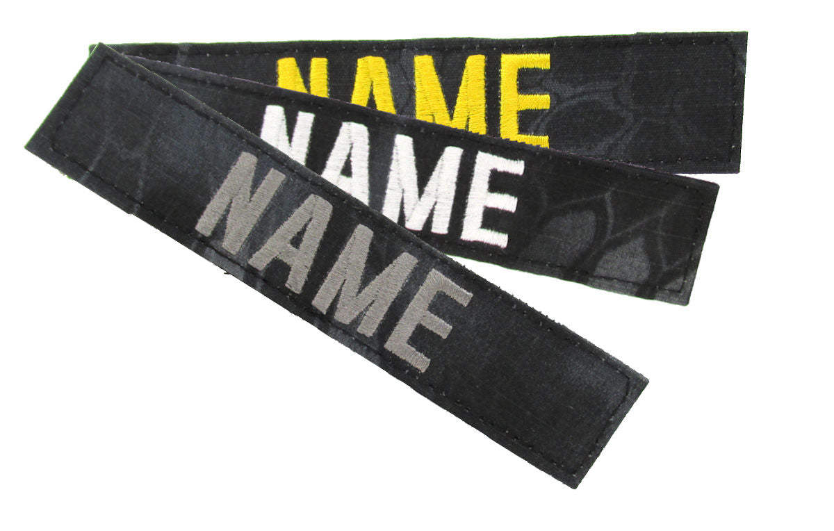 Kryptek Typhon Name Tape with Hook Fastener - Fabric Material