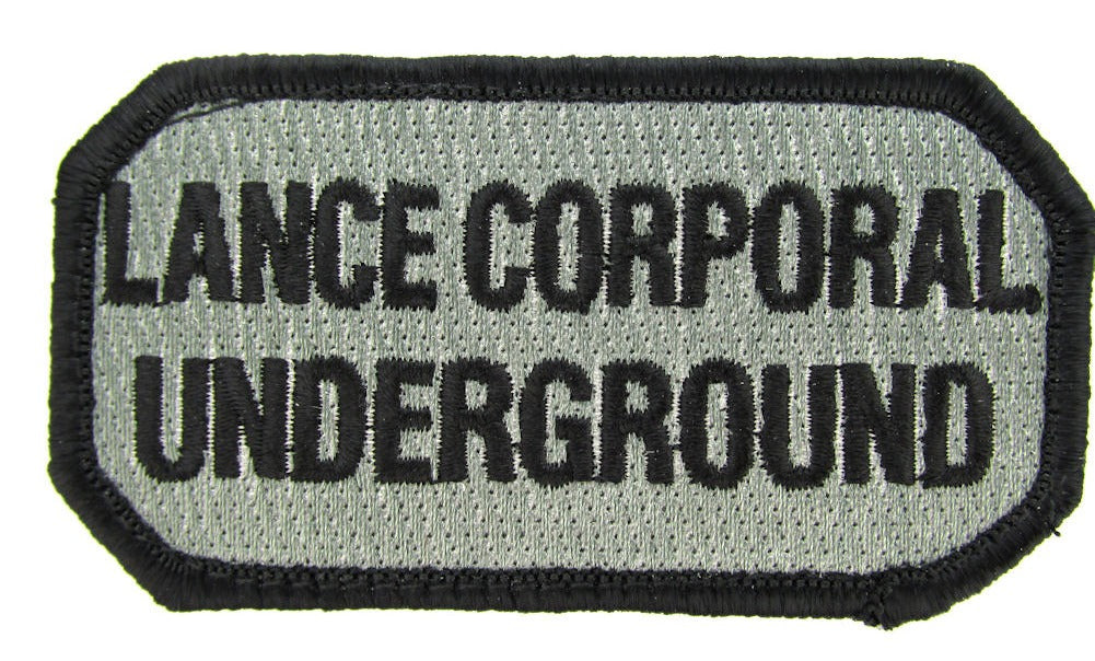 CLEARANCE - LANCE CORPORAL UNDERGROUND Morale Patch