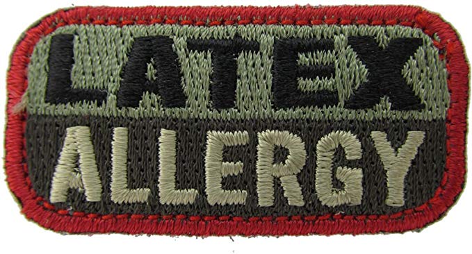 LATEX ALLERGY Patch - FOLIAGE GREEN