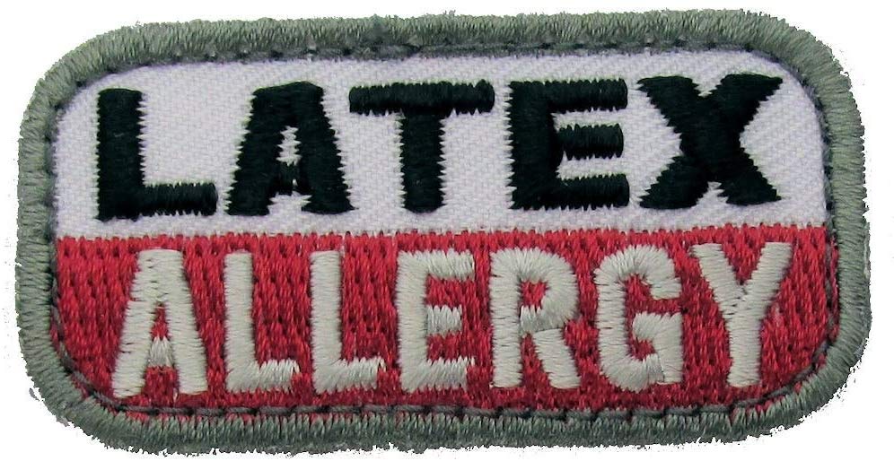LATEX ALLERGY Patch - MEDICAL