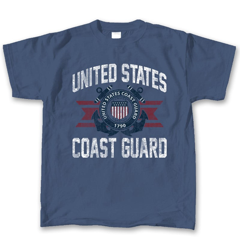Joe Blow Coast Guard Vintage Emblem T-Shirt