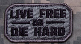 CLEARANCE - Live Free or Die Hard Morale Patch - Mil-Spec Monkey