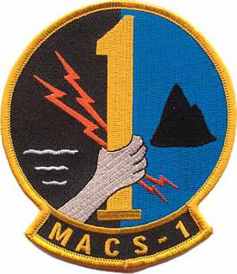MACS-1 USMC Patch - Marine Air Control Squadron