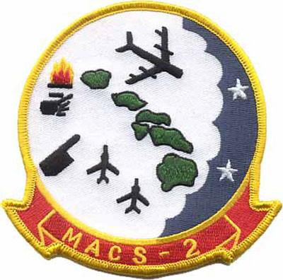 MACS-2 USMC Patch - Marine Air Control Squadron