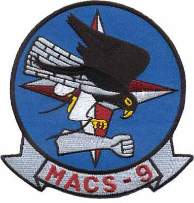 MACS-9 USMC Patch - Marine Air Control Squadron
